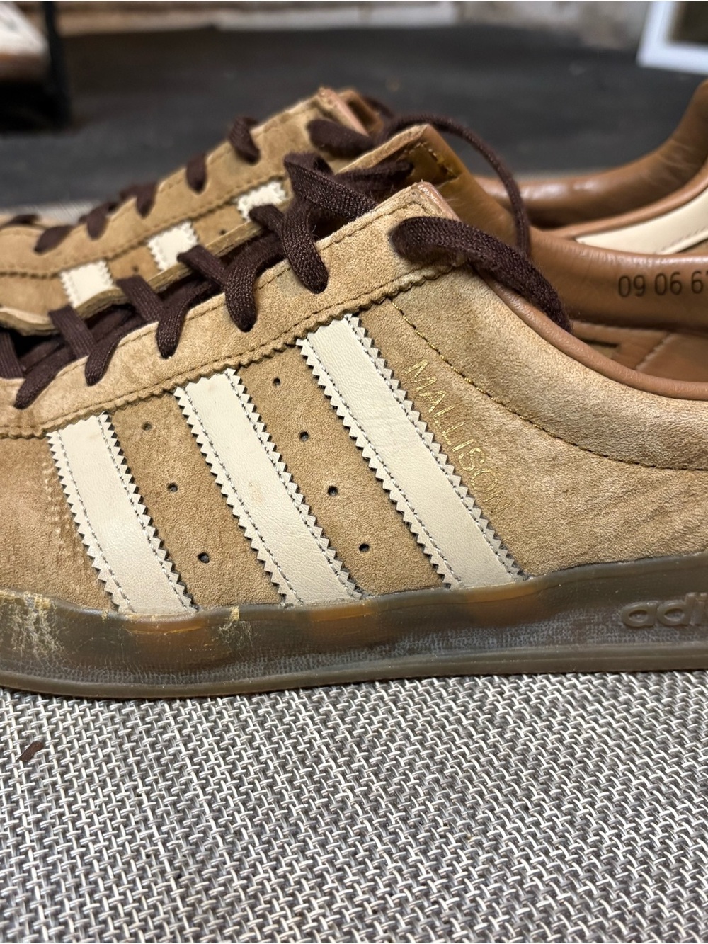 adidas rare Mallison Spzl suede sneakers